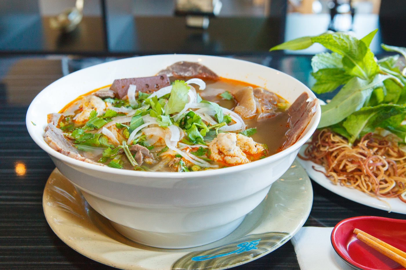 Bún Bò Huế — Hue Oi's signature beef noodle soup